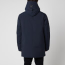 Mackage Men's Edward Down Coat With Removable Hooded Bib - Navy - 46/XXL