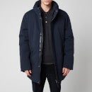 Mackage Men's Edward Down Coat With Removable Hooded Bib - Navy - 46/XXL
