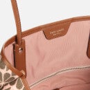 Kate Spade New York Women's Everything Spade Flower Jacquard Tote Bag - Pink Multi