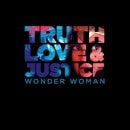 Camiseta Wonder Woman Truth, Love And Justice - Negro - Hombre