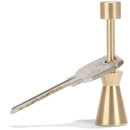 Kikkerland Long Cone Brass Key Holder