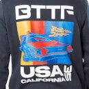 Back to the Future CarStripes Hoodie - Navy