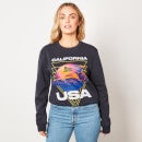 Back to the Future Tri Sunset Unisex Sweatshirt - Navy