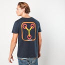 Back to the future Flux Capacitor Front Unisex T-Shirt - Blauw