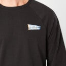 Back to the Future 3D Logo Unisex Long Sleeve T-Shirt - Zwart