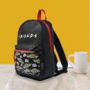 Friends Pu Leather Backpack