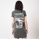 The Thing Nobody Trusts Anybody Women's T-Shirt Dress - Black Acid Wash