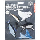 Iron On Patch Sea Creature Set