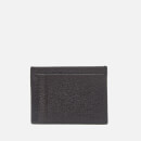 Armani Exchange Men's Leather Logo Card Holder - Café/Dark Brown