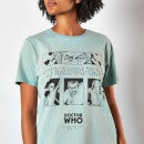 Doctor Who Third Doctor Unisex T-Shirt - Mint Acid Wash