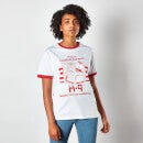 T-Shirt Unisexe Doctor Who K-9 Ringer - Blanc/Rouge