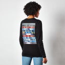 Doctor Who Time Vortex Front Unisex Long Sleeve T-Shirt - Black