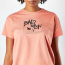 T-Shirt Doctor Who Bad Wolf Femme Cropped - Coral