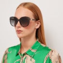 Gucci Women's Cat Eye Sunglasses - Grey