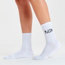 MP Women's Crew Socks - White (2 Pack)