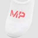 MP Men's Invisible Socks - White/Neon (3 Pack)