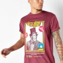 Willy Wonka & The Chocolate Factory Retro Cover Unisex T-Shirt - Burgundy