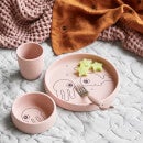 Done by Deer Silicone Dinner Set - Sea Friends - Powder