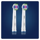 Oral-B 3D White Toothbrush Head with CleanMaximiser Technology, Pack of 2 Counts