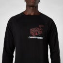 Ghostbusters Proton Pack Men's Long Sleeve T-Shirt - Black