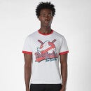Camiseta Baseball Cazafantasmas Blanca/Roja - Unisex