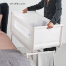 SnüzPod4 Bedside Crib - Rose White