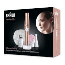 Braun FaceSpa Pro SE921 All-in-One Beauty-Gerät zur Gesichts-Epilation, Weiß/Bronze