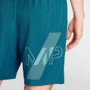 MP pánské šortky Impact v limitované edici – modrozelené