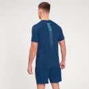 MP Fade Graphic Training Short Sleeve T-shirt för män – Mörkblå