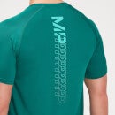Camiseta de manga corta de entrenamiento Fade Graphic para hombre de MP - Verde Energy