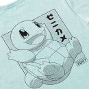 Camiseta Pokémon Squirtle - Menta Acid Wash - Unisex