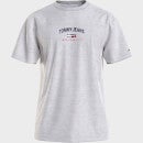 Tommy Jeans Men's Timeless Script T-Shirt - Silver Grey HTR