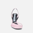 Alexander Wang Women's Ivy 85 Satin Heeled Sandals - Prism Pink