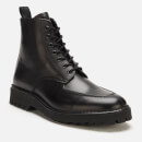 KENZO Men's K-Mount Leather Lace Up Boots - Black - UK 7