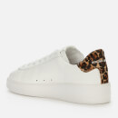 Golden Goose Men's Pure Star Chunky Leather Trainers - White/Leopard - UK 7