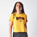 Mortal Kombat Women's Cropped T-Shirt - Mustard