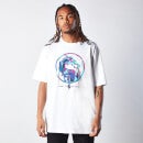 Mortal Kombat Blue Logo Oversized Heavyweight T-Shirt - White