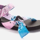 Arizona Love Women's Trekky Bandana Sandals - TDY Blue Pink - UK 4