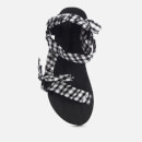 Arizona Love Women's Trekky Fabric Sandals - Vichy Black/White