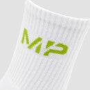 MP Men's Neon MP Logo Crew Socks (3 Pack) Orange/Lime/Rose