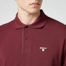 Barbour Men's Tartan Pique Polo Shirt - Ruby - S