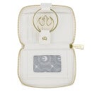 Loungefly Star Wars White Gold Rebel Hardware Zip Around Wallet