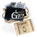 Iron Man Stark Industries Ammo Crate with Tony Stark Poster, Art Cards Zavvi Exclusive & 1 -3 4K Ultra HD Blu-ray Bundle