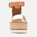 See By Chloé Women's Glyn Flatform Espadrille Sandals - Light Gold