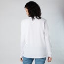 MTV Zebra Pattern Unisex Long Sleeve T-Shirt - White
