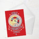 Elf Spirit Clausometer Greetings Card