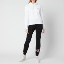 Calvin Klein Jeans Women's Embroidered Logo Hoodie - Bright White - S