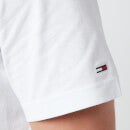 Tommy Jeans Men's Regular Corporate Logo T-Shirt - White - S