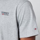 Tommy Jeans Men's Regular Corporate Logo T-Shirt - Light Grey Heather - S
