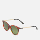 Gucci Men's Acetate Frame Sunglasses - Shiny Red Havana